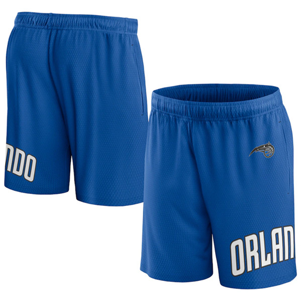 Men's Orlando Magic Royal Free Throw Mesh Shorts